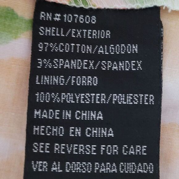 R&K Cotton Cottagecore Peasant White Spring Floral Tea Length Apron Dress Sz 8 - Picture 12 of 12